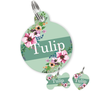 Personalised Pet ID Tag-Green